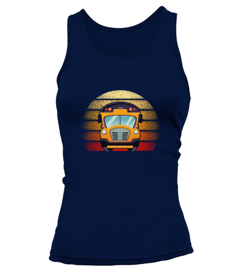 School Bus Retro Vintage Tank top Woman