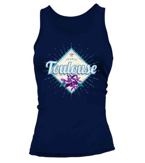 Toulouse City France Retro Violets Vintage Tank top Woman
