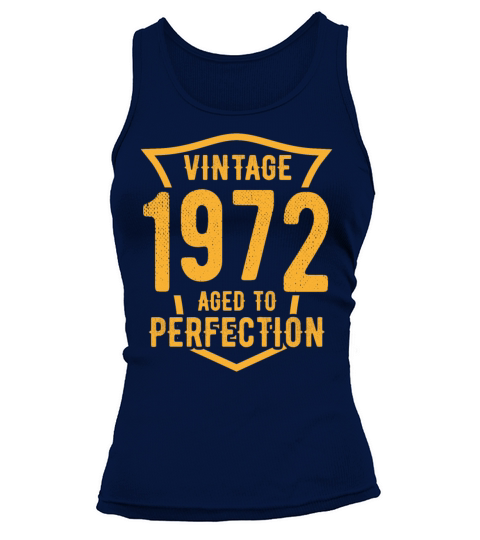 Vintage 1972 Aged To Perfection 51st Birthday Tank top Woman