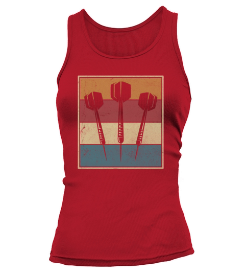 Vintage Darter Dart Player 3 Darts Gift Tank top Woman