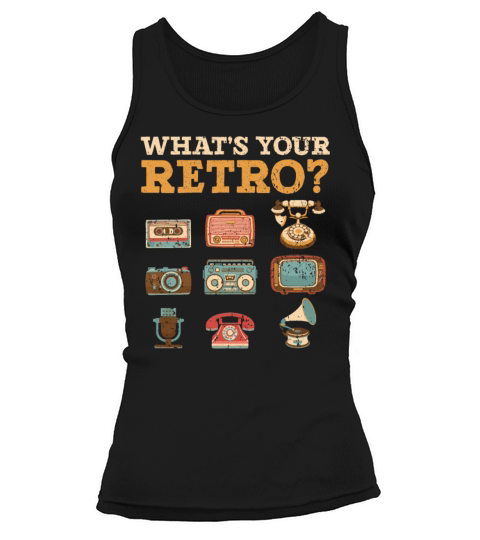 Whats Your Retro Party Vintage 80s 90s Classic Tank top Woman