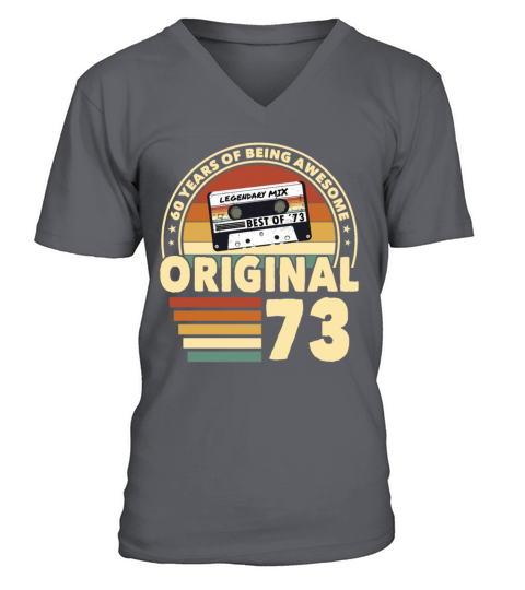 50th birthday vintage 1973 original 1973 V-Neck T-shirt