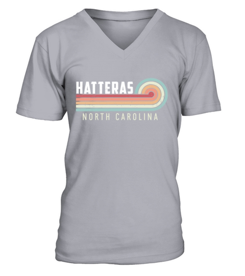 Hatteras National Park Vintage V-Neck T-shirt