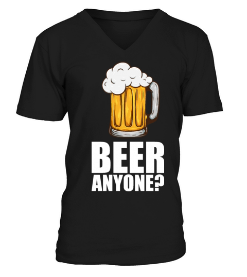 Man cave Beer drinking V-Neck T-shirt