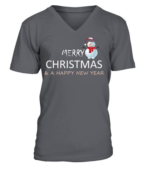 Merry Christmas And Happy New Year V-Neck T-shirt