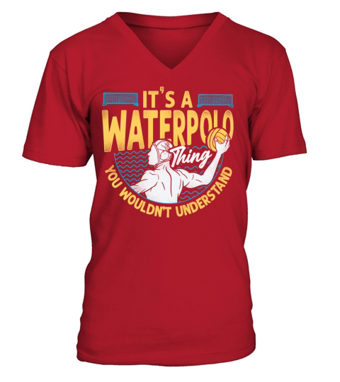 Water Polo Vintage Its A Water V-Neck T-shirt