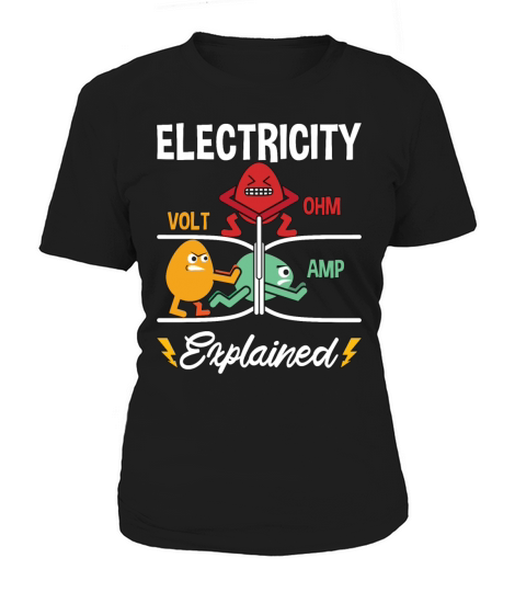 Electronics Repair Electricity Volt Ohm Electrical Women's T-Shirt