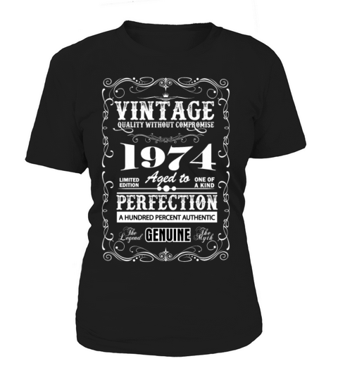 Premium Vintage 1974 Aged To Perfection Women's T-Shirt