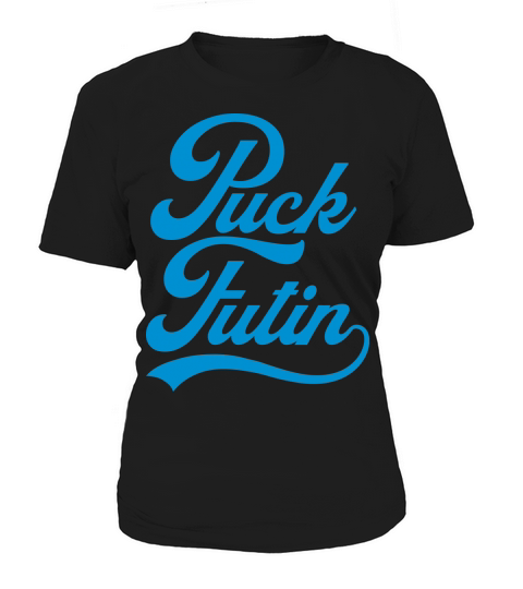 puck futin logo design Women's T-Shirt