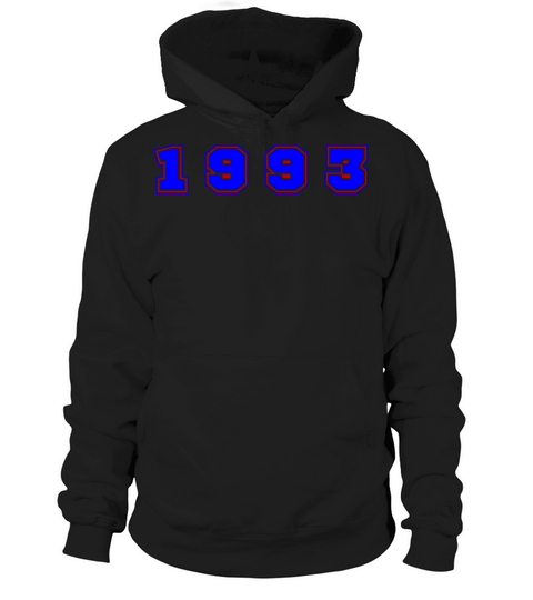 1993 Year Number Hoodie Unisex