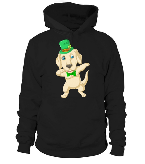 dabbing labrador st patricks day Hoodie Unisex
