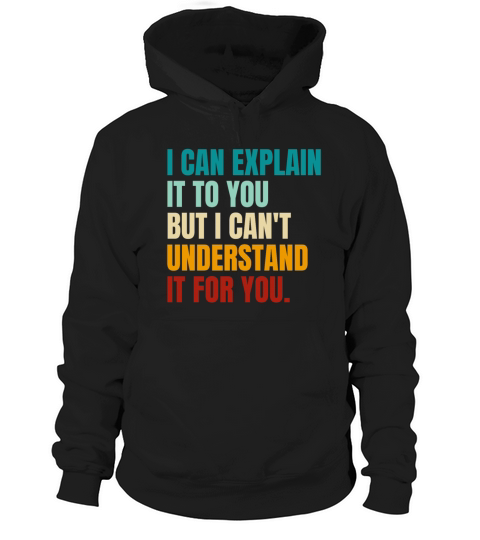Funny Retro Vintage I Can Explain It To You Hoodie Unisex