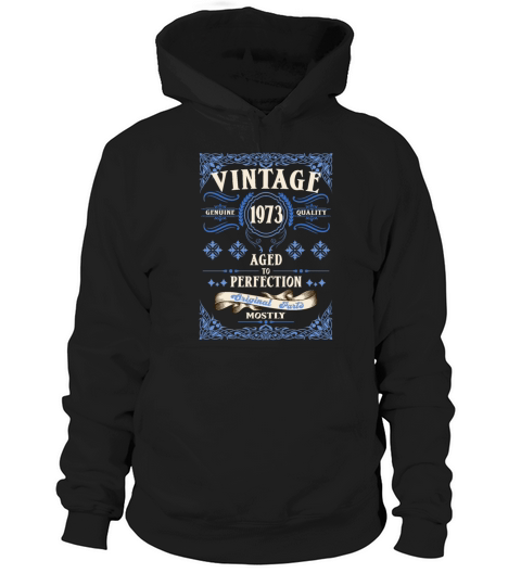Vintage Birthday Aged to Perfection - 1973 Hoodie Unisex
