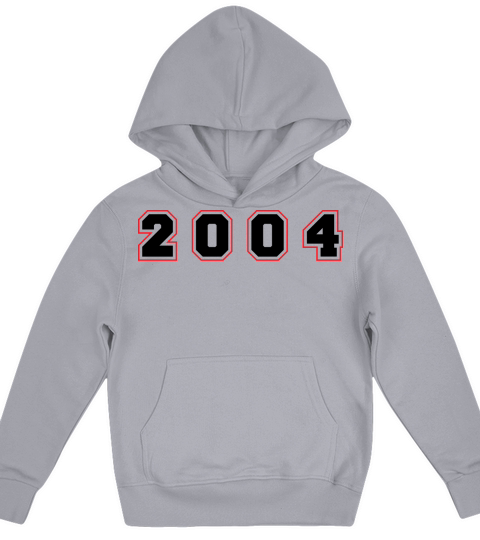 2004 Year Number Kids Hoodie