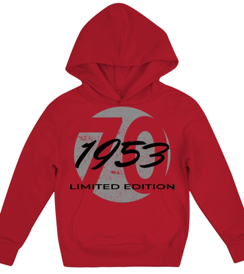 70th birthday men women 70 years 1953 vintage Kids Hoodie