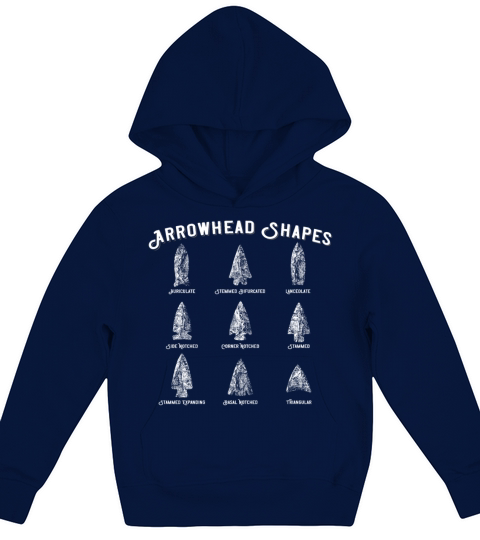 Arrowhead Shapes Collecting Vintage Look Gifts Kids Hoodie