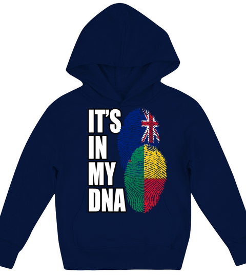 Beninese And New Zealand Mix Heritage DNA Flag Kids Hoodie