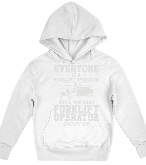 Certified Forklift Truck Operator Kids Hoodie