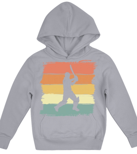 Cricket retro vintage Kids Hoodie