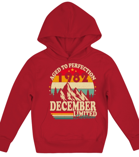 December 1982 Vintage Retro Birthday Kids Hoodie