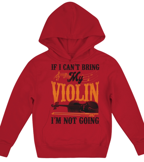 Violin Violinist Vintage If I Kids Hoodie
