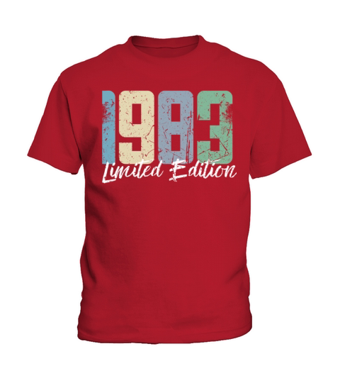 40 Years Vintage 1983 Retro 40th Birthday Kids T-Shirt