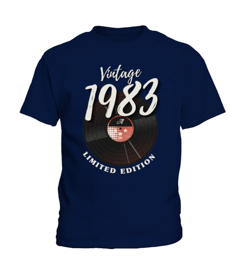 40 Years Vintage 1983 Retro 40th Birthday Kids T-Shirt