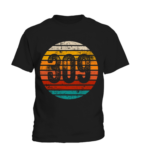 Distressed Vintage Sunset 309 Area Code Kids T-Shirt