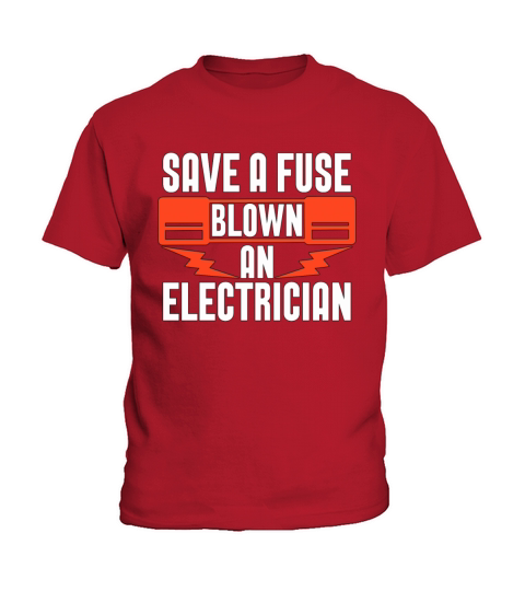 Electronics Repair Save A Fuse Tools Electrician Kids T-Shirt