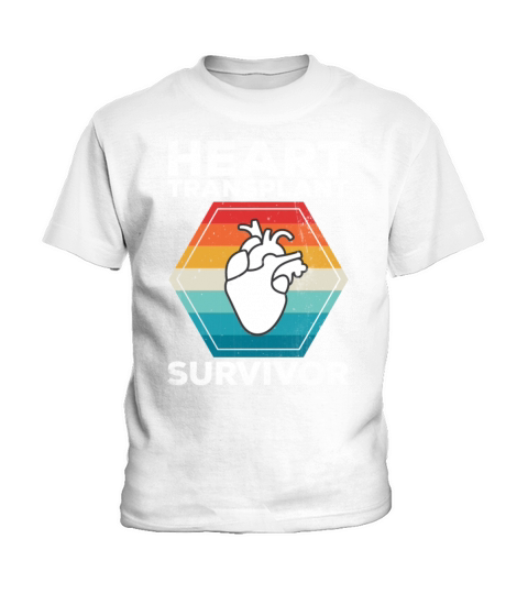 Heart Transplantation Of Surviving Recovery Retro Kids T-Shirt