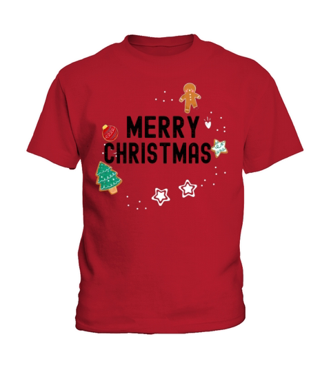 Merry Christmas Tree Crew Grunge Matching Pajama Kids T-Shirt
