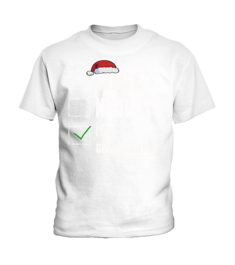 Nice Naughty Its Complicated Christmas List Santa Kids T-Shirt