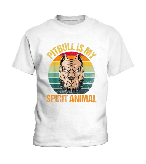 Pit Bull Lover Retro Vintage Kids T-Shirt