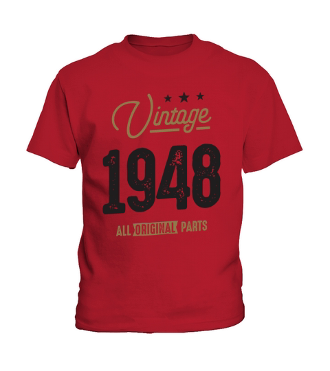 Vintage 1948 74th Birthday Kids T-Shirt