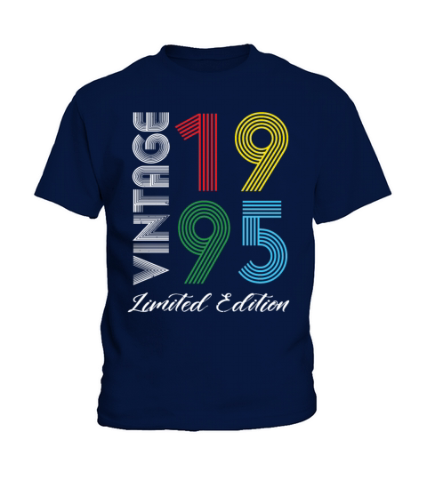 Vintage 1995 Vintage Birthday Retro Vintage Kids T-Shirt
