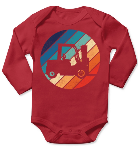 Certified Forklift Truck Operator Long Sleeve Baby One-Piece