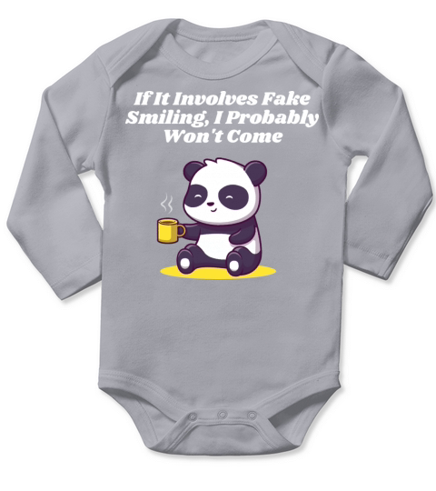I Probably Wont Come Introvert Sayings Antisocial Long Sleeve Baby One-Piece