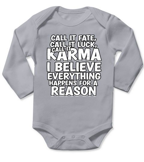 Karma Deadline Yoga Karma Buda spiritual Long Sleeve Baby One-Piece