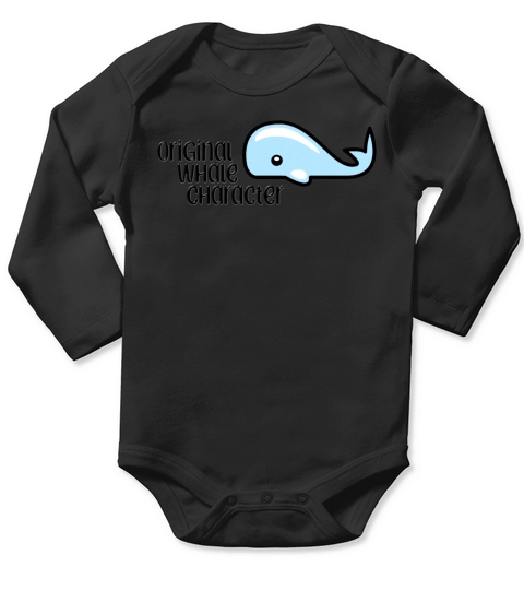 original whale character Classic T Shirt Long Sleeve Baby One-Piece