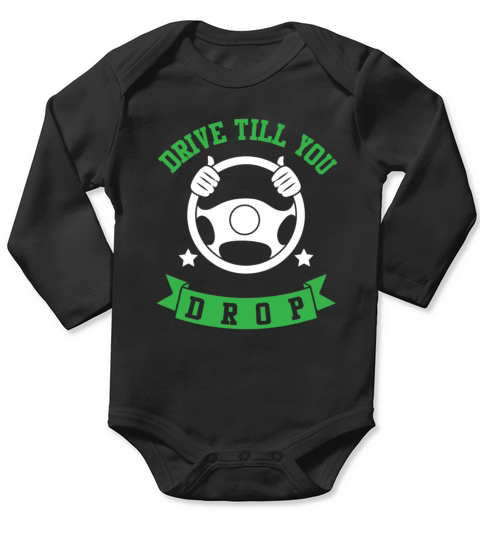 trucker quote truck Long Sleeve Baby One-Piece