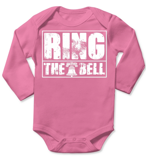 Vintage Ring the Bell We Love Philadelphia Long Sleeve Baby One-Piece