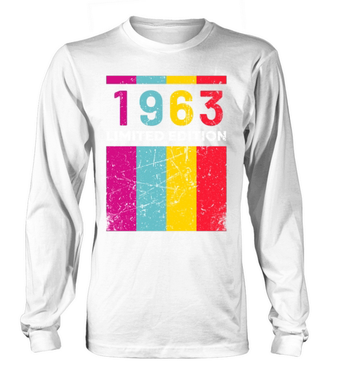 60 Years Vintage 1963 Retro 60th Birthday Long sleeved Unisex