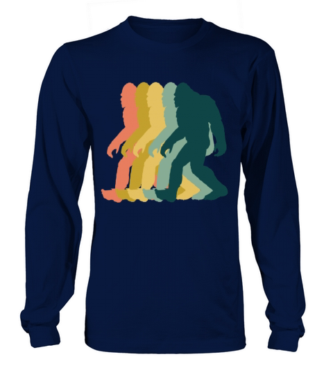 Bigfoot Retro Long sleeved Unisex