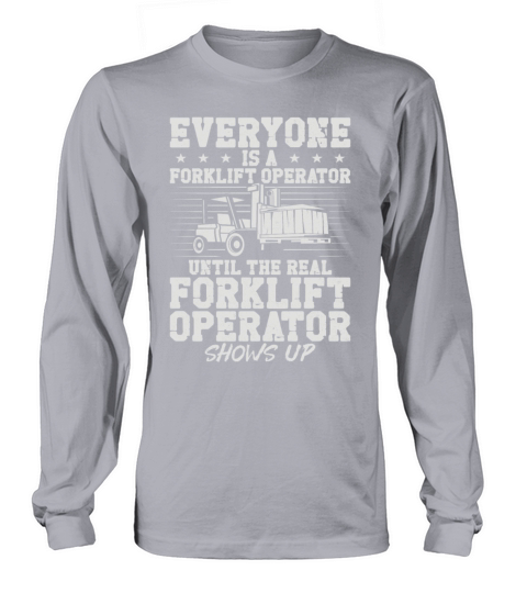 Certified Forklift Truck Operator Long sleeved Unisex