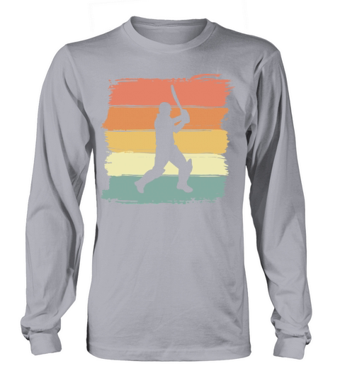 Cricket retro vintage Long sleeved Unisex