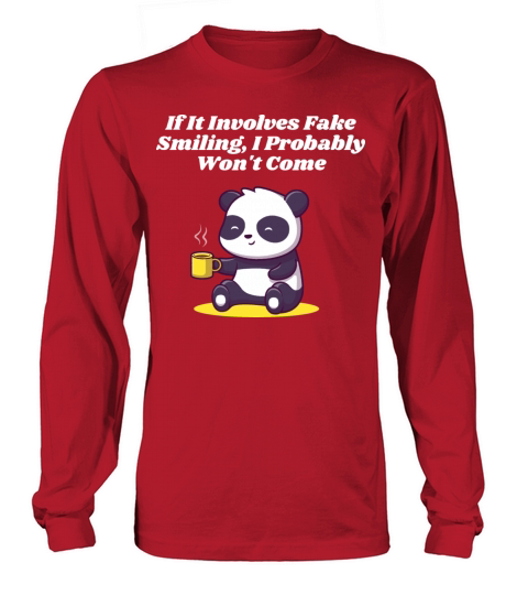 I Probably Wont Come Introvert Sayings Antisocial Long sleeved Unisex
