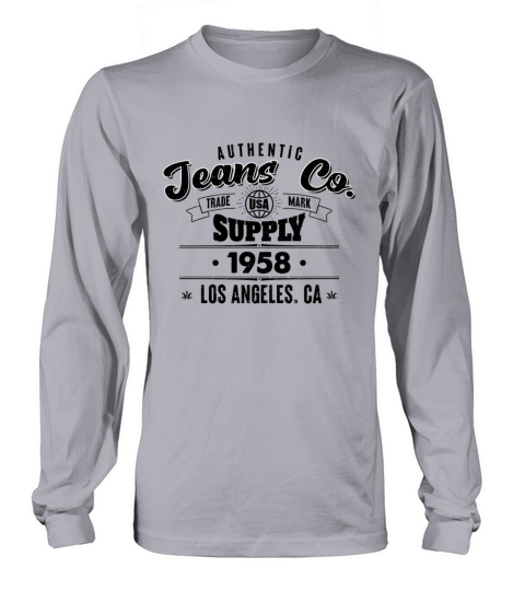 Los Angeles California Republic 1958 Vintage Long sleeved Unisex