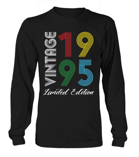 Vintage 1995 Vintage Birthday Retro Vintage Long sleeved Unisex