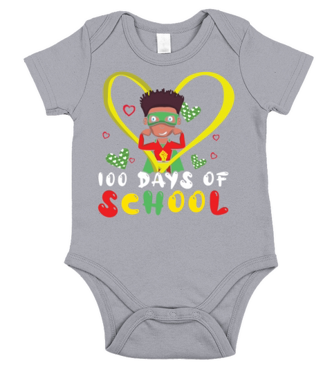 100 Day Of School 100th Days Black History Month Short Sleeve Baby One-Piece