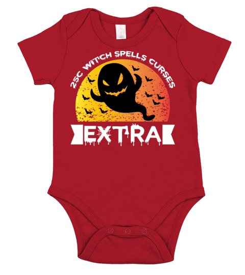 25C WITCH SPELLS CURSES EXTRA Short Sleeve Baby One-Piece